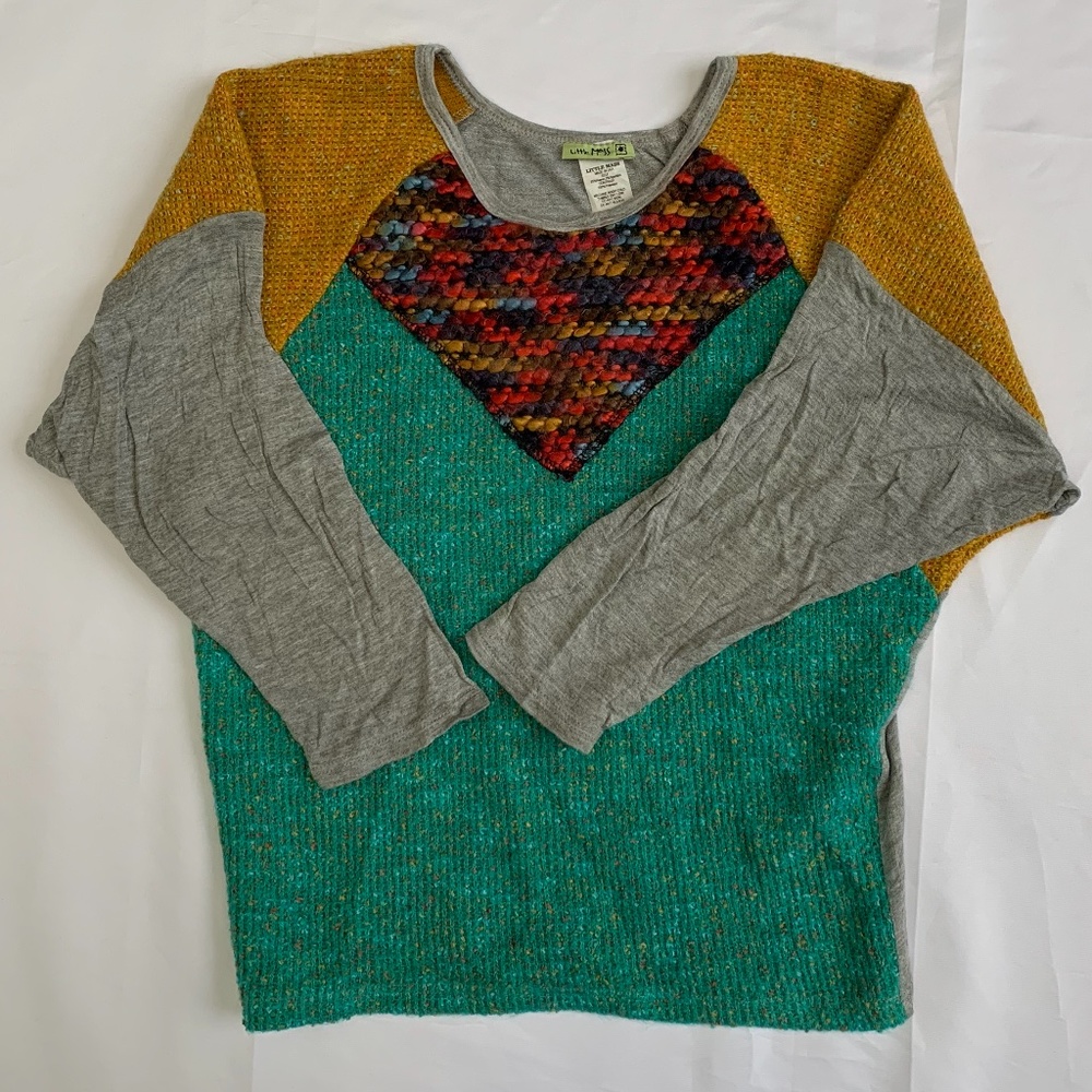 LITTLE MASS Girls Knit Sweater